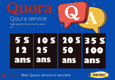Create 12 High Quality Quora Answers for Google Rank