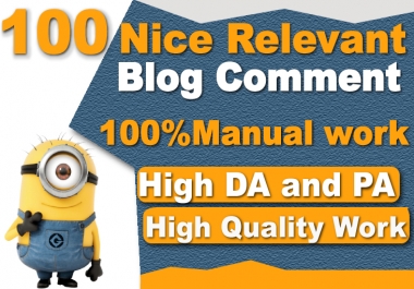 I will make 100 high quality dofollow niche relevant blog comment seo backlinks