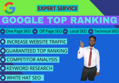 I will do website SEO optimization for google top ranking