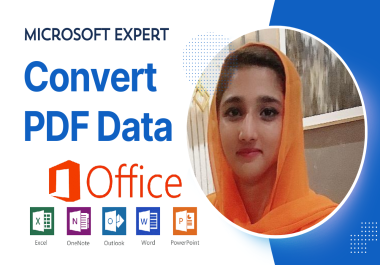 I will Manual Data Entry Typing Work,  Convert PDF to Word