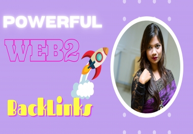 I will create 50 Authentic Web2 backlinks for you