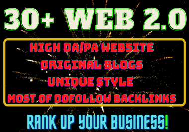 I will create web 2.0 backlinks,  High Quality web 2.0 on your keywords.