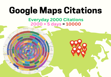 Manual 10,000 Google Maps citations for local SEO and GMB ranking.