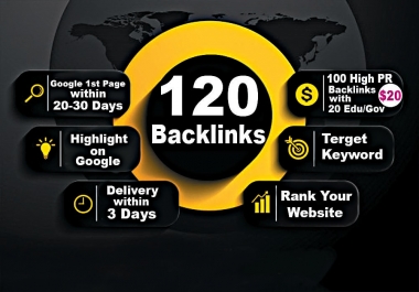 120 USA pr9, edu dofollow seo profile backlinks service,  link building