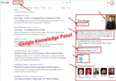 I will create a verified google knowledge panel for personal or brand