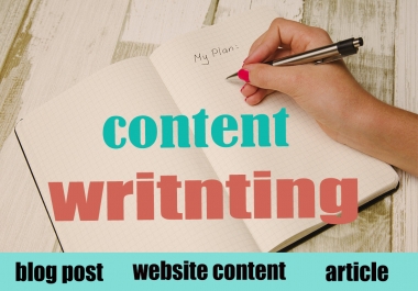 I will do SEO optimized content writing, blog post and website content