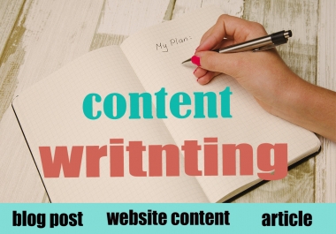I will do SEO optimized content writing, blog post and website content