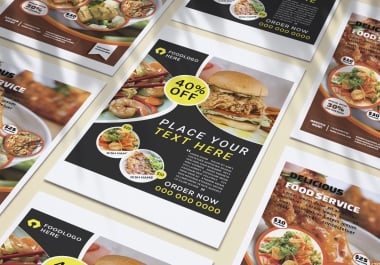 I will design business logo and flyer