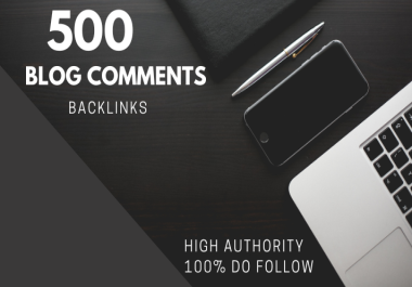 I will create 500 blog comments backlinks