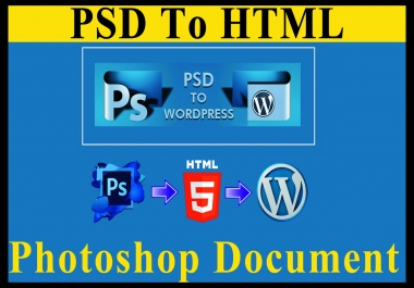 I will do convert psd to html with responsive bootstrap 4,  5