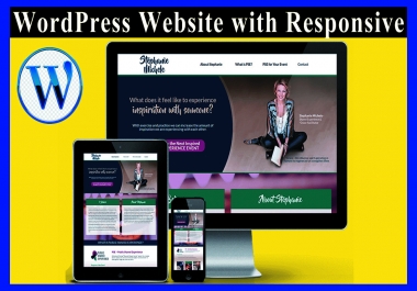 I will do build professional WordPress website and attractively responsive web design