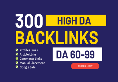 I will create High DA backlinks for best linkbuilding SEO