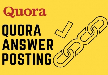 50 High-Quality Quora Answers can promote your website very fast