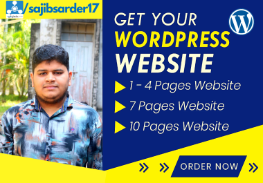 I will Create,  Redesign and customize WordPress Website WordPress Fix