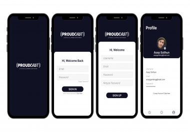 I will create a professional UI design