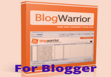 Blog Warrior software for blogger