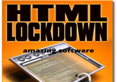 HTML Lockdown Amazing software