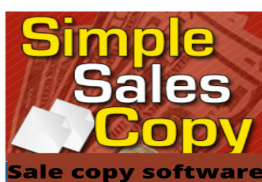 Simple Sales Copy New Software