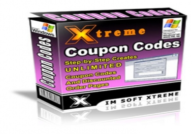 Xtreme coupon code step by step creates unlimited coupon codes and discounted order pages