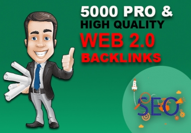 high quality pro web 2.0 backlinks for seo