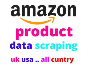 I will scrape product data from amazon,  ebay and any ecommerce website