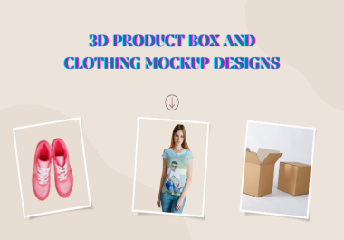 I will do book cover and packaging product 3d box mockup design