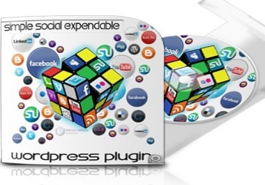 Simple Social Expendable Word Press Plugin