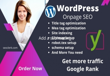 I will create onpage seo optimization service of wordpress website