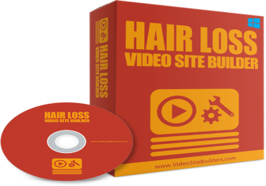 HAIR LOSS VIDEO SITE BUILDER SOFTWARE HELP INSTANTLY CREATE OWN MONEY MAKING VIDEO SITE