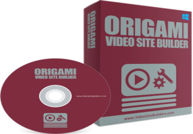 ORIGAMI VIDEO SITE BUILDER SOFTWARE HELP TO INSTANTLY CREATE OWN MONEYMAKING VIDEO SITE