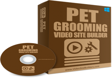 PET GROOMING VIDEO SITE BUILDER SOFTWARE INSTANTLY CREATE OWN MONEYMAKING VIDEO
