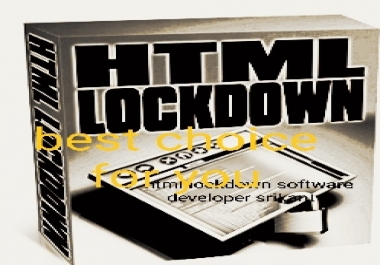 Html lockdown software development