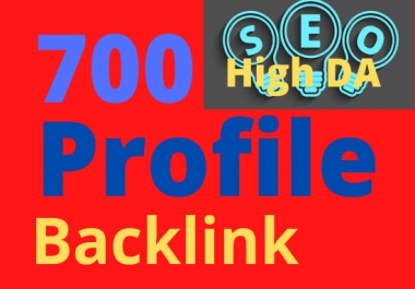 Provide high da 700 unique domain off page SEO profile backlinks