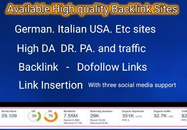 I will publish article with high rank backlink sites,  Monthly high trafic