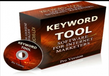 Pro Version Keyword Tool Software for internet marketers
