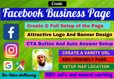 I will create Attractive Facebook Business Page Setup