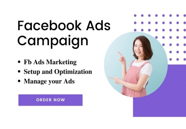 I will be your ads manager and do setup optimize manage your ads