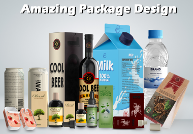 I will do product label and box design