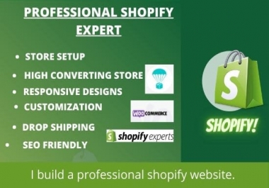 I WILL CREATE AND DESIGN SHOPIFY DROPSHIPPING STORE OR WEBSITE