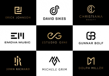i will design modern luxury logos for your businesses