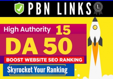 I will manual unique domain DA 50 plus PBN homepage backlinks for seo