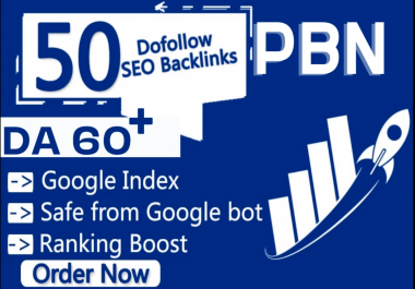I will make 10 DR 50 to 70 PBN dofollow backlinks for off page seo