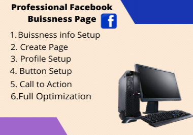 I Will Create Professional & Optimize Facebook Business Page