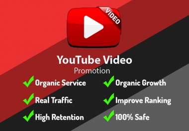 Hight Youtube Video Promotion By Real Traffic For Up SEO Raking