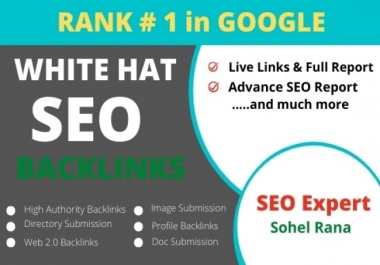 I will provide top 100 directory submission SEO backlinks.