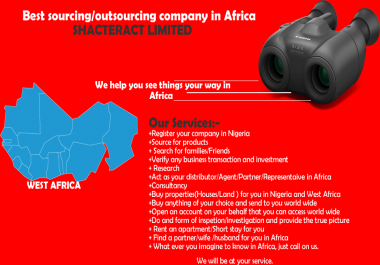 I will provide strategic sourcing,  procurement and research services