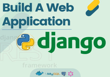 I will develop python django web application