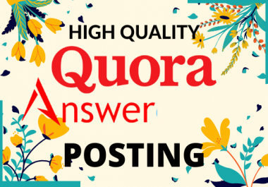 10 High-Quality Linkbulding in Quora answer Posting