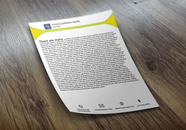 Professional LetterHead Design