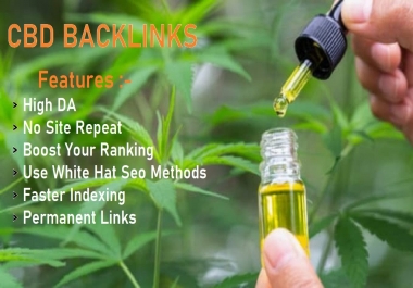 I will provide high-quality CBD guest posts,  backlinks,  and CBD promotion & marketing